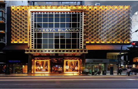 通江门头设计与商业空间的纽带。