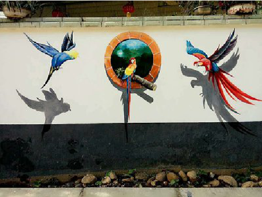 通江视觉错位-3D墙绘设计